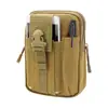 Deportes al Aire Libre Multifuncional Militar Fan Bolsa Molle 6 pulgadas Bolsa para Teléfono Móvil Ciclismo Almacenamiento Accesorios Táctica Riñonera Resistente al Desgaste