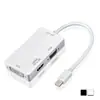 Cable Adaptador Mini DP Tres en Uno Soporta 4K*2K Mini DP a Vga+Dvi+Hdmi Convertidor