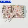 Caderno A6 de Folhas Soltas para Meninas, Bloco de Notas com Alça Fofa, Capa de Tecido Antigo Estilo Japonês, Caderno Destacável Atacado