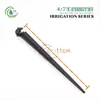4/7 Accesorios para Conector Capilar Juego Completo 47 Conector en T de Doble Barbilla de una Sola Barbilla Tallo de Enchufe Tapa Tapón de Goteo Conexión de Rosca de 4 Puntos