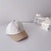Gorra de Béisbol Simple con Letra Nueva de Verano para Niños Estilo Coreano Bordado Gorra Moderna Fina de Secado Rápido para Viajes de Niños