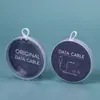Adecuado para Cable de Datos Apple de 1m Pd/C-C Caja Redonda de Plástico Transparente Embalaje de Cartón Colorido Cristal