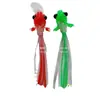 Tubo Blando de Vidrio de Color de 2 mm Fibra de Vidrio Nostálgica Envuelto en Hilo Tejido a Mano Plástico Tejido Pez Pequeño Tubo Blando Vacío