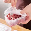 Caja del Compartimento Congelador del Refrigerador, Caja de Almacenamiento Sellada, Caja para Conservar Fresco, Cebolla, Jengibre, Ajo, Caja de Almacenamiento de Arroz, Organizador de Alimentos, Solución de Almacenamiento