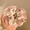 Estilo Mori Estilo Hada Dulce Floral Intestino Grueso Encaje Anillo para el Cabello Nuevo Estilo Accesorios para el Cabello de Bola Elegante Cuerda para el Cabello