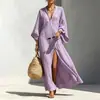 Vestido feminino de comércio exterior europeu e americano 2026, estilo casual e descontraído, com mangas morcego, modelagem solta e fenda, estilo de férias