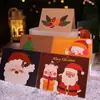 Tarjeta de Felicitación Creativa Linda de Navidad Bolsa de Regalo Festiva Tarjeta Decorativa Tarjeta de Bendición para Niños Tarjeta de Agradecimiento Universal para Estudiantes
