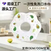 Entrega Directa de Fábrica Toalla Desechable para Saliva, Babero Sin Lavado para Niños Pequeños, Absorbente, Secado Rápido, Estilo Pétalo, Giratorio, Transpirable y Seco