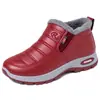 Zapatos de Algodón para Mujer de Invierno sin Cordones, Zapatos Bajos Casuales Versátiles de Suela Gruesa con Pelo, Al por Mayor en Stock, Estilo de Boca Baja Transfronterizo