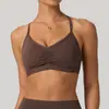 Sujetador de Yoga Ajustado con Escote en V de Venta Caliente Transfronterizo para Mujer, Sujetador Deportivo a Prueba de Impactos y de Soporte, Sujetador de Secado Rápido para Correr y Fitness con Hermoso Diseño de Espalda