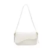 Bolsa Transversal de Ombro com Tampa Flip-Top e Fecho Magnético, Estilo Novo 2026, para Trabalho e Deslocamento, Bolsa Quadrada Pequena Fashion e Simples para Usar sob o Braço