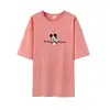 Camiseta de Manga Corta de Longitud Media Talla Grande para Mujer, Nuevo Estilo de Comercio Exterior Verano 2026, Corte Holgado, Adelgazante, Cubre las Caderas Top