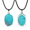 Punto Colgante de Piedra Natural en Forma de Disco Piedra Semipreciosa Colgante de Cristal Natural Accesorios para Joyería DIY Venta al por Mayor