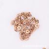 Taponcitos y Clips para Orejas Cuadrados de Mariposa de Acero Inoxidable Chapados en Oro Real de 18 Quilates Accesorios para Pendientes DIY