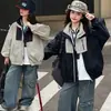 Chaquetas de Bloques de Color para Niñas Primavera y Otoño 2026 Nuevo Estilo de Otoño Abrigos Holgados para Niños Ropa Exterior de Moda para Niños Mayores Venta al por Mayor