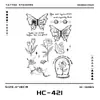 Pegatinas de Tatuaje Espaciales de Mariposa Herbales Semi-Permanentes Impermeables y a Prueba de Sudor Textura Femenina de Gama Alta Artificial de Buen Aspecto Tatuaje Masculino de Larga Duración