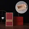 Caja de Regalo de Madera, Caja de Madera Universal con Tapa abatible, Caja para Empaque de Té, Caja de Regalo, Caja Vacía