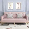 Sofá para apartamentos pequenos, sala de estar, uso doméstico, design novo, estilo simples e moderno, de três lugares, adequado para imóveis de aluguel, sofá-cama dobrável conversível