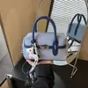 Bolsa de Mão Color-Blocking de Verão de Alta Qualidade para Mulheres 2026 Nova Versátil Moda Ombro Transversal Bolsa Almofada