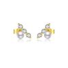 Pendientes de aguja de plata S925, pequeños, de moda, estilo retro, sencillos, para mujer, con perlas, bonitos y adorables, con forma de corazón.