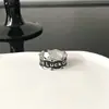 Design de Nicho Personalidade Sombria Pulseira da Sorte Boa Sorte Esmalte Retrô Ins Estilo Cool Pulseira Aberta