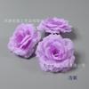 Rosa artificial de 8 cm, gran oferta transfronteriza, decoración de pared para bodas, arreglos florales, tocados, accesorios de ropa