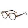 Gafas de Lectura para PC de Comercio Exterior Transfronterizo, Gafas con Diseño Personalizado, Monturas Originales Poligonales Retro, Venta al por Mayor para Hombres y Mujeres de Fabricantes