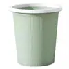 Cubo de basura doméstico engrosado, elegante y atractivo, con anillo de sujeción, cubo de plástico para cocina y baño, papelera al por mayor