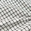 Primavera e Verão Novo Estilo Tingido em Fio Preto e Branco Xadrez Pequeno Designer Vestidos Camisa Masculina e Feminina Prontos Tecidos para Roupas Infantis