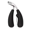 Cortador de Unhas Curvo Angulado Preto, Cortador de Unhas com Abertura Grande e Afiação Secundária, Cabo de ABS, Cortador de Manicure Anti-Salpicos