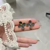 Pendientes de Perla Estilo Coreano Francés Elegante con Cierre de Plata 925 Pendientes de Gama Alta Corazón Flor Pendientes Versátiles para Mujer Venta al por Mayor