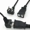 Estándar Mediano Dos Núcleos Enchufe Macho y Hembra Cable de Alimentación Estándar Nacional Dos Núcleos Estándar Nacional Impermeable Enchufe Macho y Hembra Cable de Extensión Estándar Nacional de Dos Clavijas