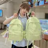Mochila Estilo Floresta para Mulheres, Sensação de Alta Qualidade, Simples e Versátil, Adequada para Alunos do Ensino Médio, Mochila para Passeio no Campus e Estudo Estilo Ins