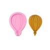 Ferramentas de cozimento Balão de ar quente Nuvens Rainbow Fold Açúcar Silicone Molde Decoração de bolo de chocolate Molde de cerâmica macia Gota de gel