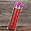 Lámpara de vela de varilla larga con base dorada de simulación LED sin humo para el hogar, electrónica, sala de Buda, boda, diseño de ambiente de Año Nuevo