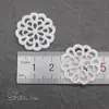 DIY antigo Hanfu flor brilho grampo de cabelo bastão flor de resina pétalas de flor folha acessórios Xiuhe passo balançar material