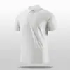 Camiseta de Manga Corta para Hombre Verano 2025 Nueva Camiseta Polo de Negocios Delgada Sin Marcas de Seda de Hielo para Hombre Top
