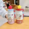 Caneca Térmica Fofa do Homem-Estrela, Caneca de Café Portátil Cartoon de Alta Aparência, um Presente para Meninas em Feriados