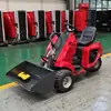 Exportar para Europa e América Pá Carregadeira de Rodas em Miniatura para Fazenda de Pátio e Jardim Corpo Compacto Múltiplos Acessórios Substituíveis CE