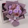 Dia dos Namorados Chinês Ins Manta de Luxo Buquê de Rosas Flor Imortal Flor Artificial Pronta Presente de Aniversário para Namorada