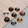 Batente de porta de aço inoxidável 304 com topo de tartaruga, sem furos, batente de porta magnético, batente de porta superior anticolisão, batente de porta semicircular