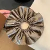 Scrunchie de Renda Estilo Coreano para Mulheres 2026 Novo Estilo Elástico de Cabelo Estilo Preguiçoso Corda de Cabelo Grande Acessório para Coque Flor de Cabelo