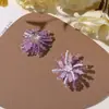 Primavera Verão Dopamina Frescor Contas de Cristal Flores DIY Moda Flores de Cristal Brincos Acessórios de Cabelo Acessórios de Flor para Sapatos