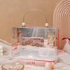 Caja de Regalo para Boda, Caja de Regalo de Acrílico, Caja de Flores de Mano de Alta Gama para Boda, Caja de Regalo para el Día de San Valentín para Mejores Amigas, Personalizada