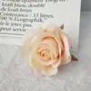 Ventas Directas de Fábrica Cabeza de Rosa Rizada Simulada Estilo Europeo Rosa Pequeño de Seda Esquina Rosa Suministros para Bodas Accesorios de Fotografía