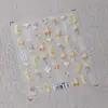 Adesivos de Unha Tensor Estilo Chinês Flor de Lótus Peixe Koi M-1152 Nova Série Estilo Chinês Folha de Bambu Orquídea Flor de Pessegueiro Magnólia
