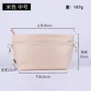 Bolsa de nylon com forro de três zíperes Bolsa sacola forro de acabamento tamanho grande médio pequeno bolsa interna para armazenamento bolsa de cosméticos