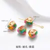 Acessórios de Liga Esmaltada para o Festival do Barco-Dragão Acessórios de Joias Artesanais DIY Acessórios para Pulseiras Contas Espaçadoras de Paz e Alegria Venda por Atacado