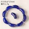 Cuentas Redondas de Lapislázuli Crudo Natural Cuentas para Accesorios de Bricolaje Azul Imperial Cuentas Sueltas Cuentas Barril Cuentas para Hilo Cuentas Espaciadoras Accesorios para Pulseras de Cristal