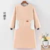 Nuevo delantal de moda de manga larga para mujer, impermeable y a prueba de aceite, mono de cocina para el hogar, ropa de trabajo para comedor, cintura de adulto